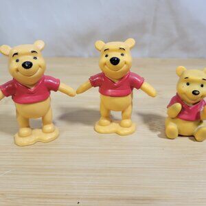 Winnie the Pooh, Vintage Disney Collectible 3" PVC Cake Topper #123